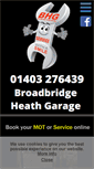 Mobile Screenshot of broadbridgeheathgarage.co.uk